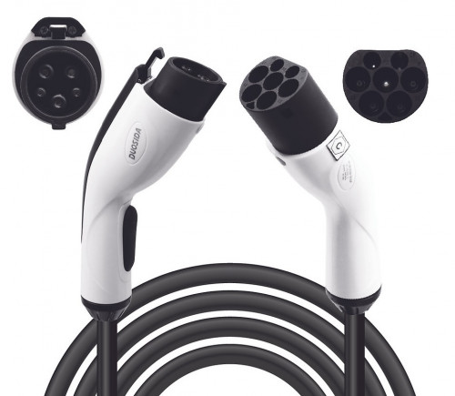 DUOSIDA зарядный кабель трехфазный 22кВт Type 2 - Type 1